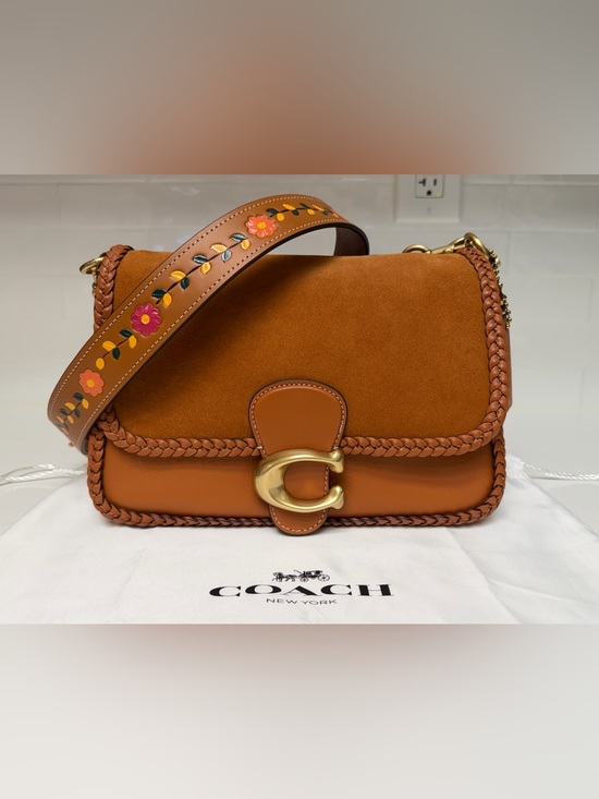 Coach Handbags - COACH ⁠Soft Tabby Braided Suede Canyon Bag CJ817 NWOT⁠